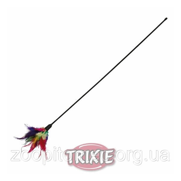 Іграшка для котів Паличка з пір'ям Trixie 50 см