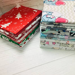 Лоскутки тканин для рукоділля