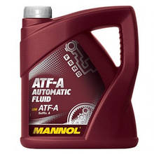 Трансмиссионное масло Mannol ATF-A Automatic Fluid 4L