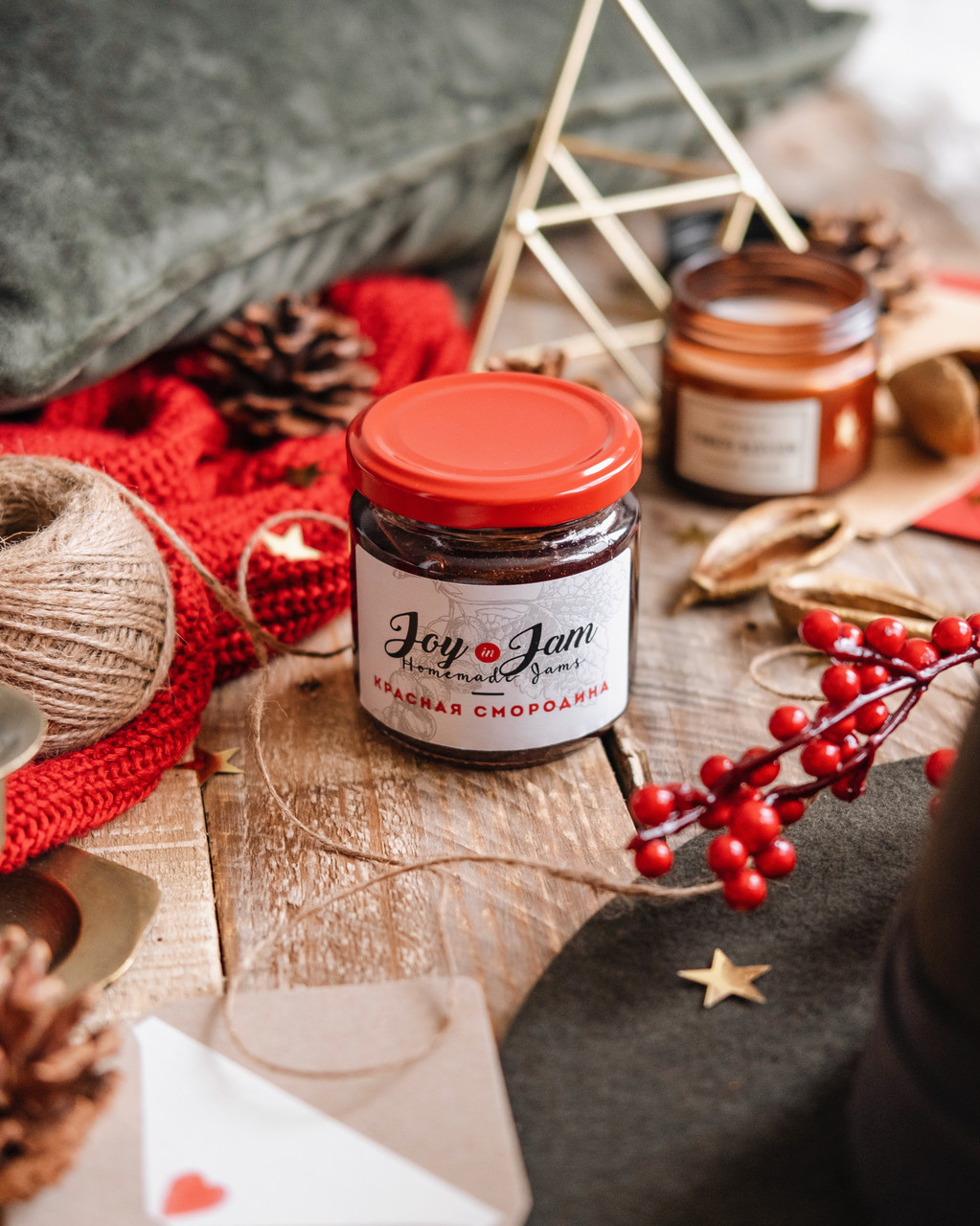 Джем із червоної смородини (200 грамів), фото 1