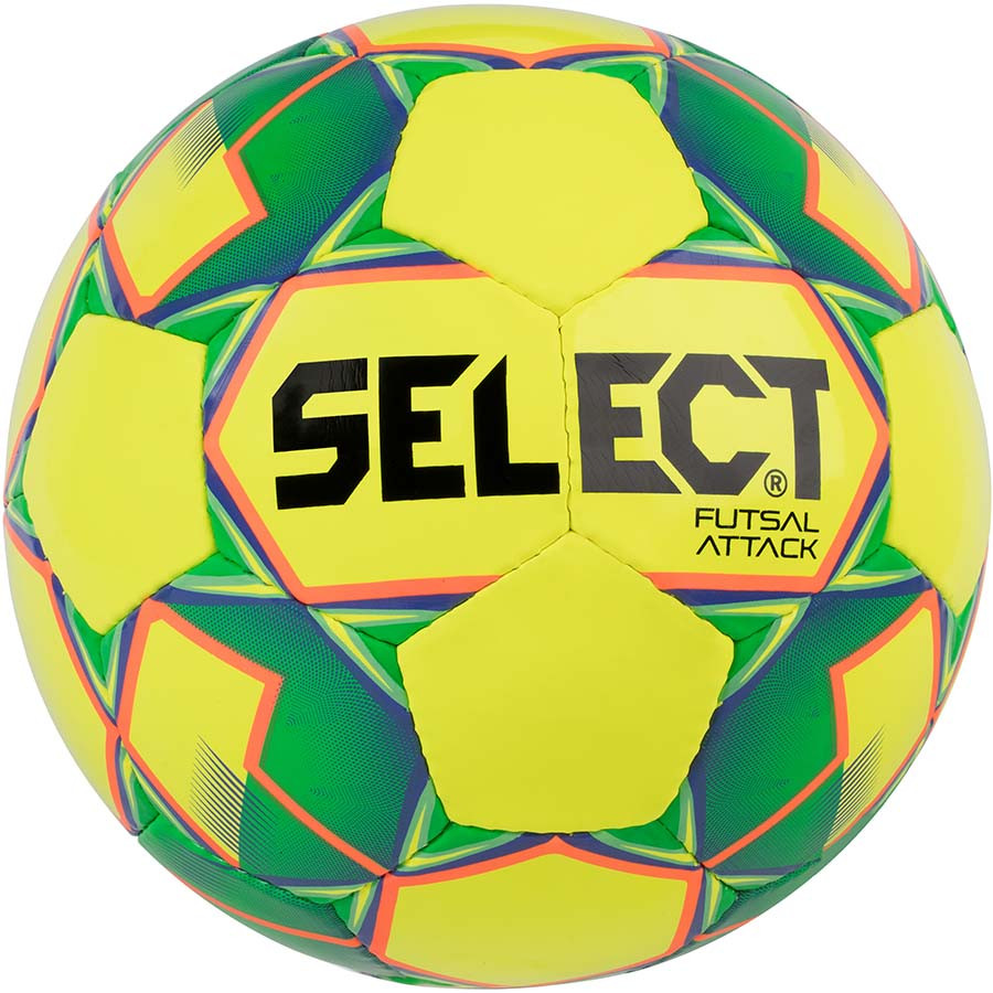 М'яч футзальний Select Futsal Attack розмір 4 жовто-зелений