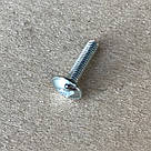 Гвинт DIN 967 з прессшайбою М 3х12 мм. Білий цинк, фото 2