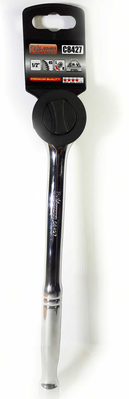 Рукоятка з хроповим механізмом на 45 зубків 1/2", Cr-V, Richmann (C8427)
