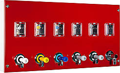 Модуль подачі газу з вентилями