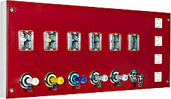 Модуль подачі газу з вентилями та електрикою