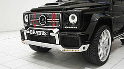 Накладка на бампер (будиночок) для Mercedes Benz G63 AMG (стиль Brabus)