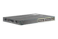 Коммутатор CISCO 2960 24 10/100 PoE + 2 T/SFP LAN Base Image (WS-C2960-24PC-L)