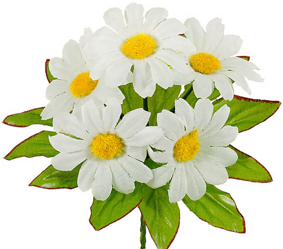 Букет ромашки бордюр, 21см (50 шт в уп), фото 1
