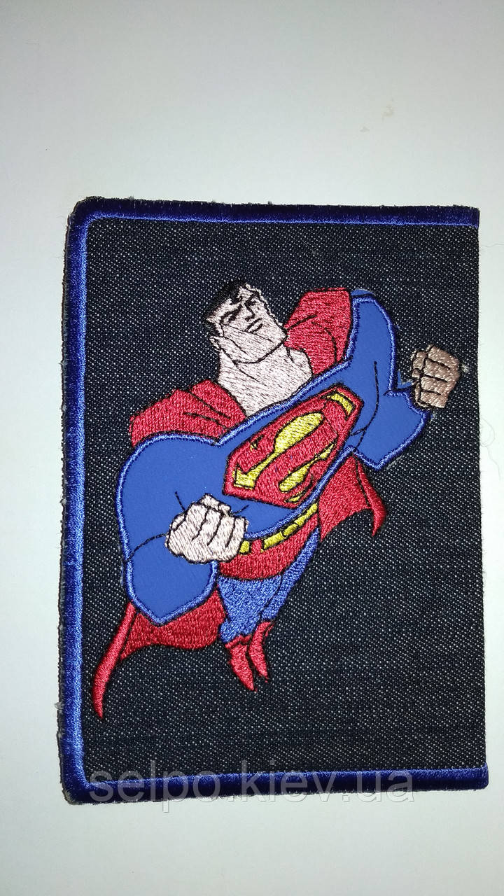 Обкладинка для документів Супермен/Superman Вишивка емблеми. Подарунок обкладинка з вишивкою.
