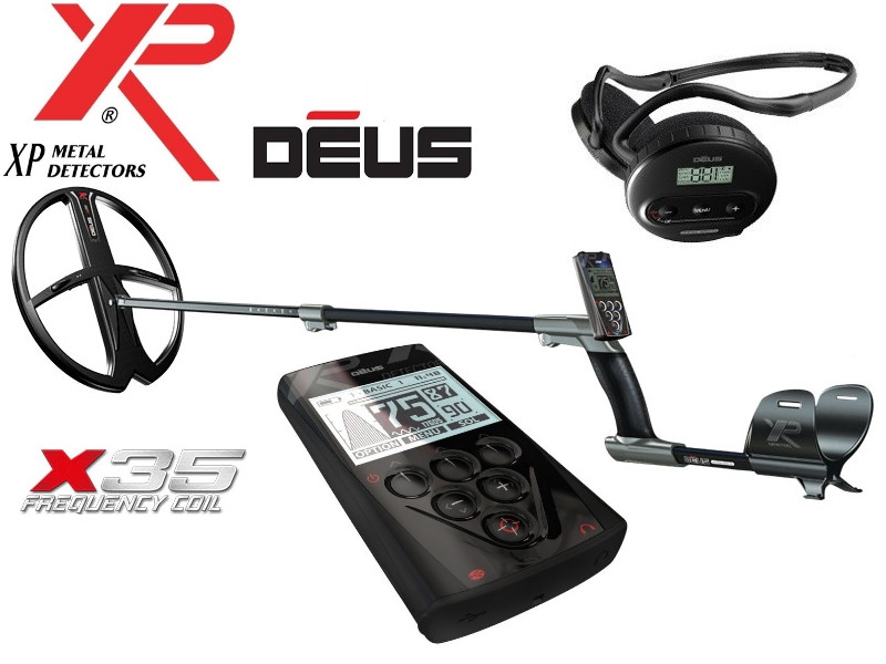 Металошукач XP DEUS 34X28 RC (X35) з оновленою котушкою 34X28 см і бездротовими навушниками WS4
