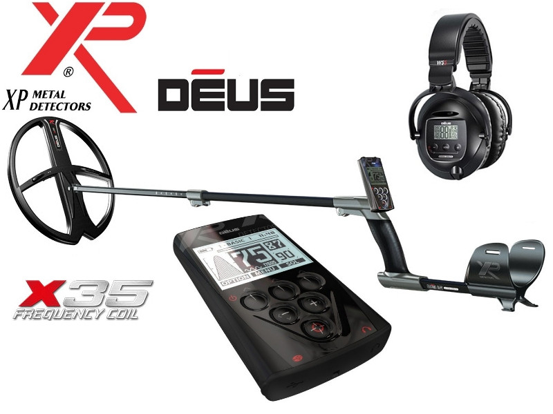 Металошукач XP DEUS 34X28 RC (X35) з оновленою котушкою 34X28 см і бездротовими навушниками WS5