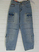 Капри женские джинсовые 1821.17 светло-синие 26, 27