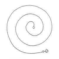 Цепочка  ХР Родий. Розмір 465 х 1 мм