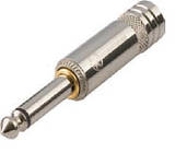 Штекер 6,35 мм моно "Yongsheng", корпус металевий