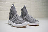 Чоловічі кросівки Адідас Crazy 1 ADV Sock Grey, фото 4
