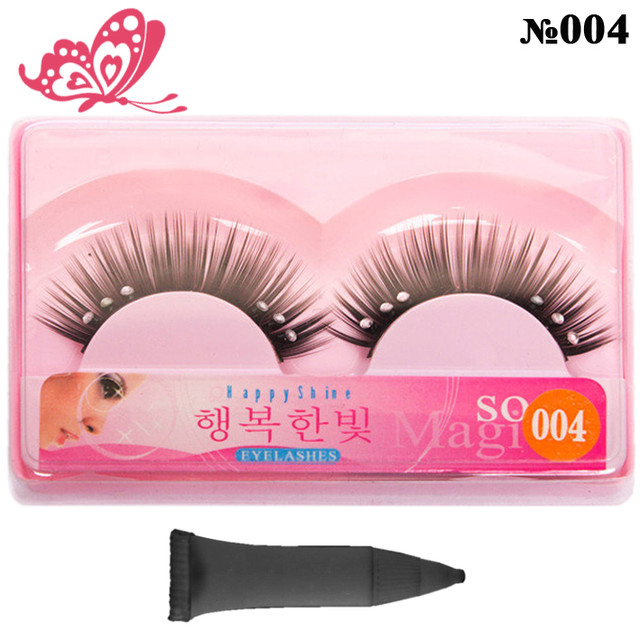 Купити Накладні Вії Стрічкові зі Стразами і Клеєм GCO-500 для очей за оптовою ціною можна в нашому інтернет магазині косметики https://opt21.com з доставкою по всій Україні від Компанії 