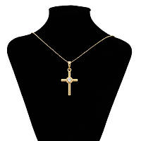 Кулон хрестик ХР GOLD FILLED 18K!