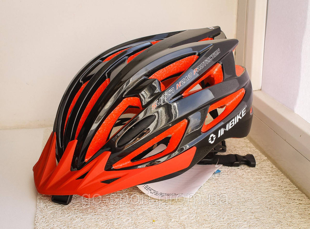 Велосипедний шолом Inbike чорний