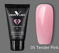 Акрил-гель VENALISA №05 UV/LED 45 г, tender pink