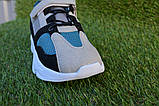 Кросівки дитячі аналог Adidas Yeezy 700 адідас ізі буст синій сірий адідас 31-32, фото 5