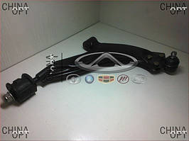 Рычаг передний правый, в сборе, с шаровой, Geely CK2, 1400501180, Aftermarket