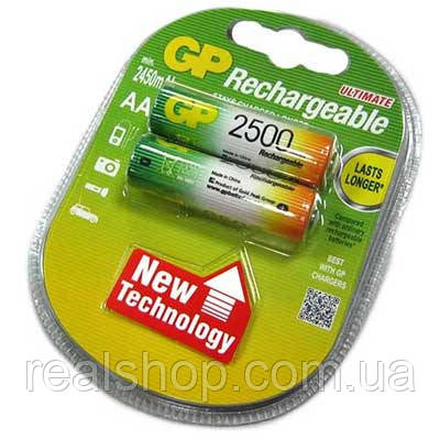 Аккумулятор AA (R6) 2500 mAh GP 1.2V (цена за 1 аккумулятор) (ID ...