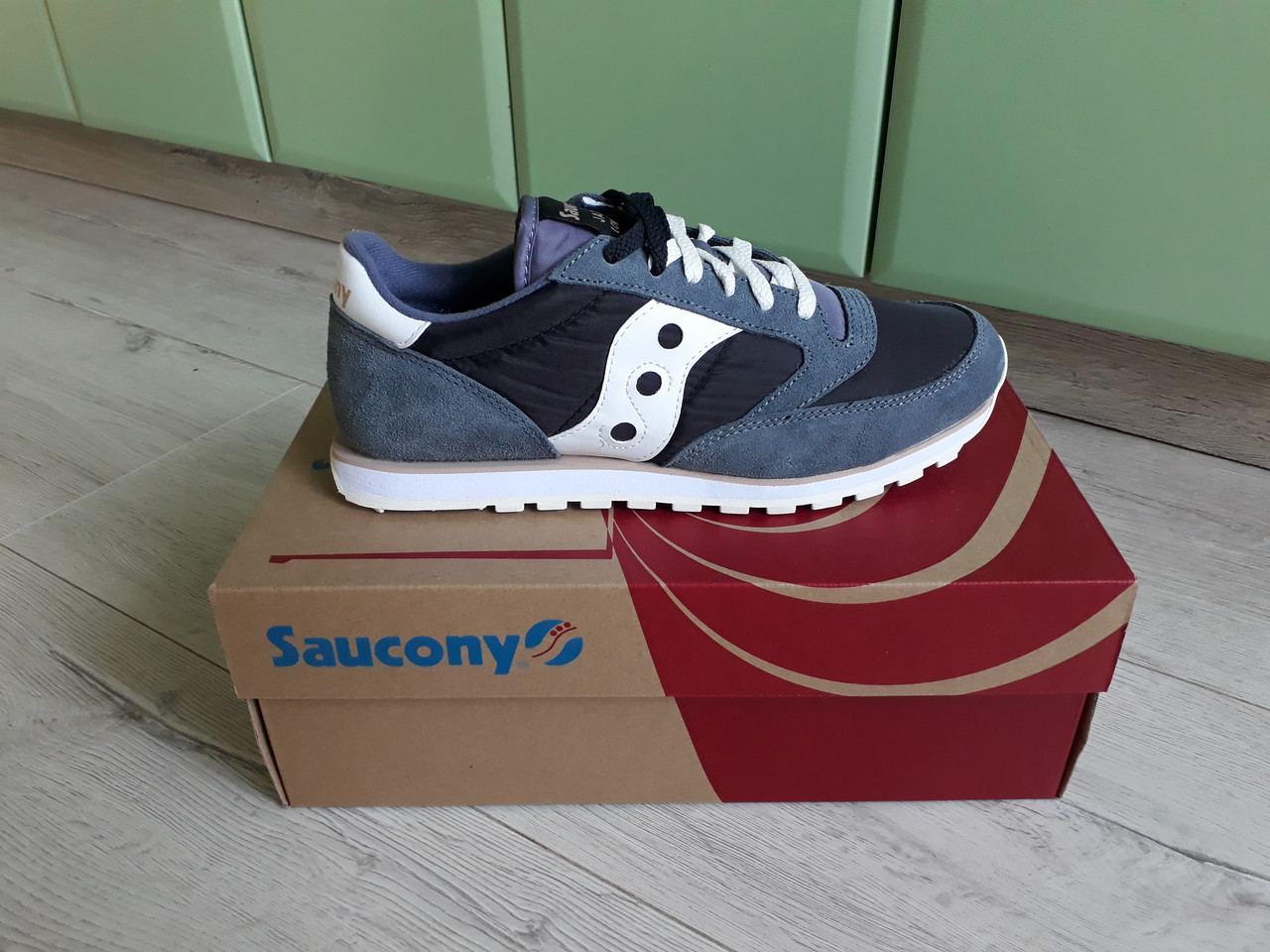 Чоловічі оригінальні кросівки Saucony Jazz Low Pro Navy/White оригінал