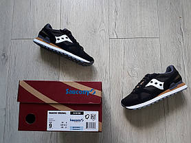 Чоловічі оригінальні кросівки Saucony Shadow Original Black/White, фото 4