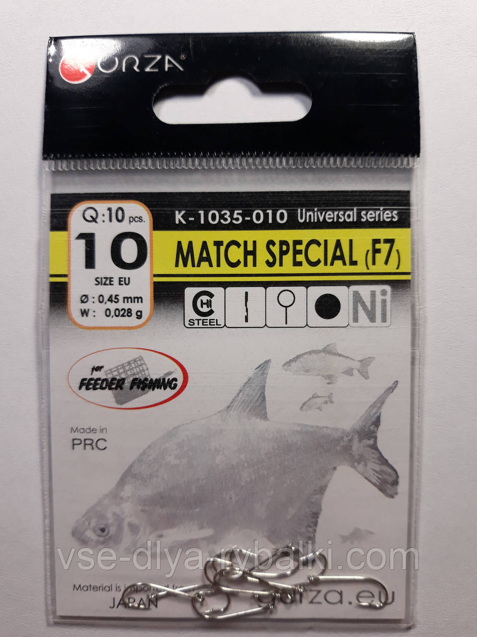 Гачки Gurza match special № 10