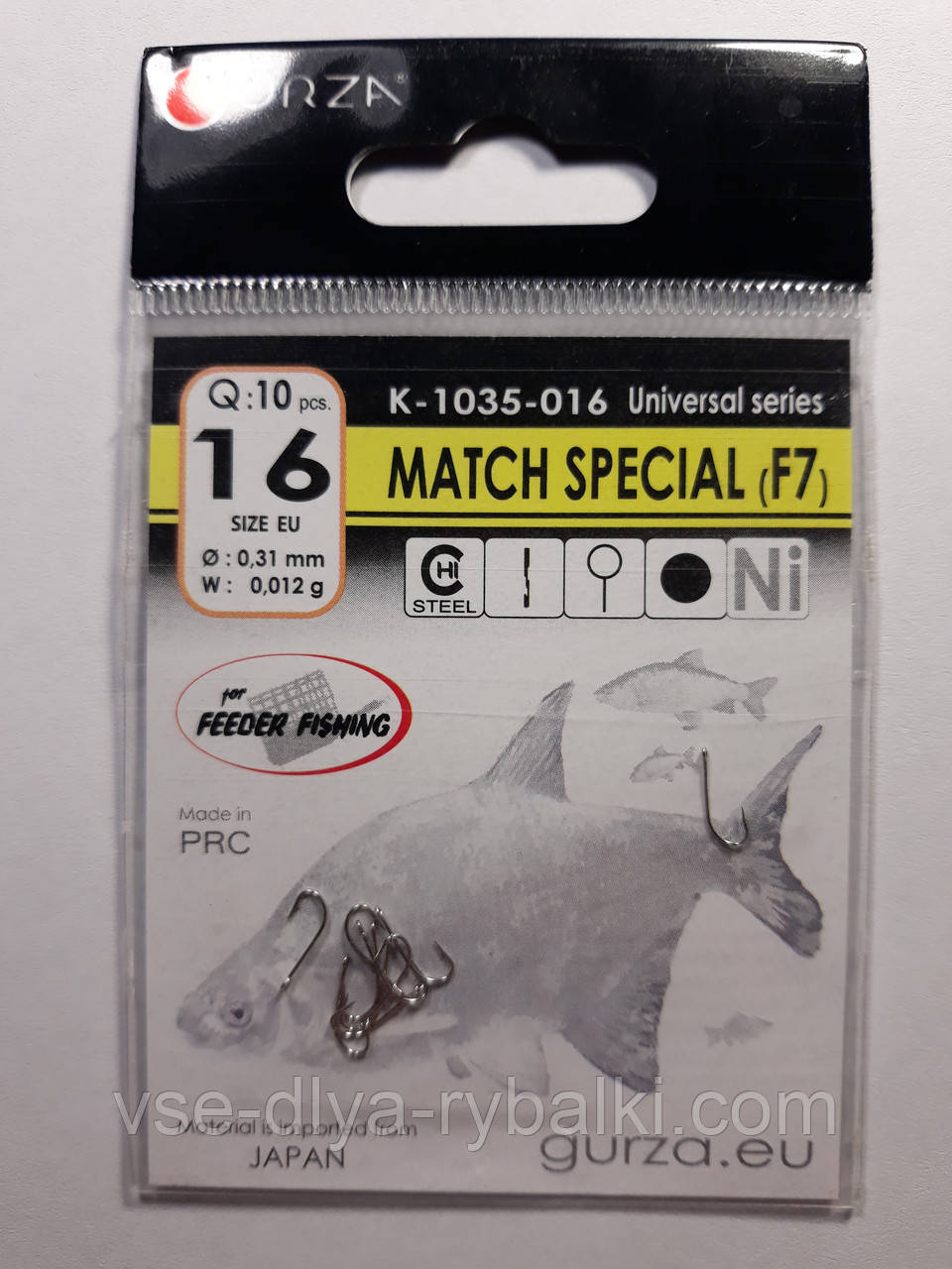 Гачки Gurza match special № 16