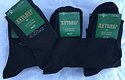 Житомирські чоловічі шкарпетки стрейч тм Універсал р25-27 чорні