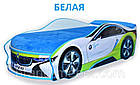 Дитяче ліжко машина BMW Space біла, фото 2