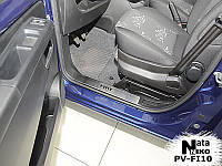 Защита накладки на внутренние пороги Fiat Qubo с 2008 г.