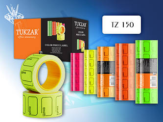 Цінник кольоровий флуоресцентний: 20,0x30,0 мм; асорті 5 кольорів; кількість цінників в рулоні - 220 шт.