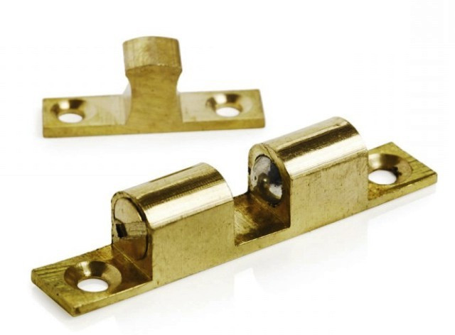 Засувка дверна 6011 латунь