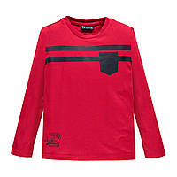 Футболка довгий рукав для хлопчика BRUMS 191BFFL001-720 червоний 140-152