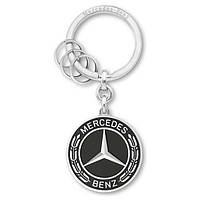 Брелок Mercedes-Benz Key Ring, Untertürkheim Stainless Steel, Black / Silver (B66953307)