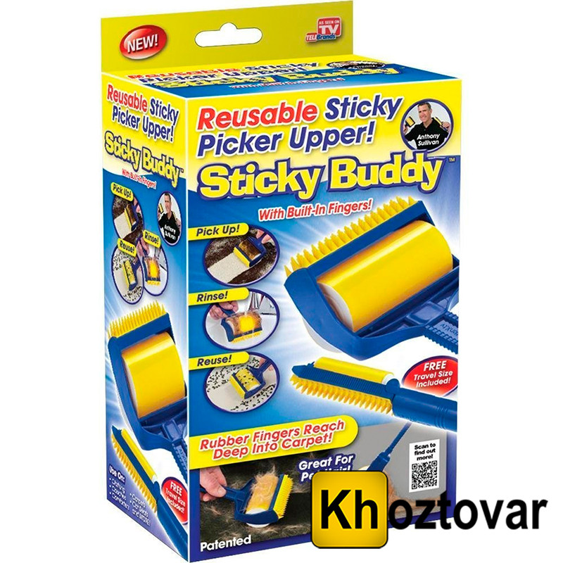 Валик для уборки Стики Бадди (Sticky Buddy) - фото 4 - id-p245024275