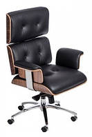 Офисное Кресло еймс лаунж релакс на колесах Крісло Eames Lounge Chair