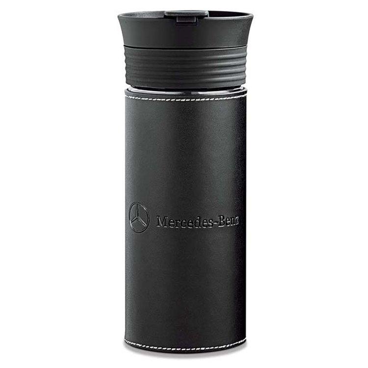 Оригінальна термокружка Mercedes Thermo Mug, Glass / Leather (B66953780)