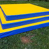 Мат для спортивної гімнастики 100*100*9 см, фото 7