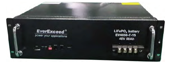 Літій залізо фосфатний акумулятор EverExceed EV-4850-T-15D (48В 50Ач LCD)