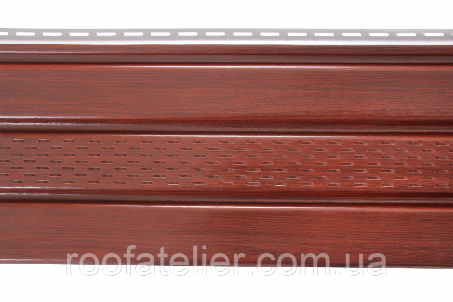 Панель софіт ASKO / Аско перфорована червоне дерево 3,5 м Польща