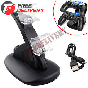 Зарядна док станція для зарядки 2 геймпади DualShock 4 PS4