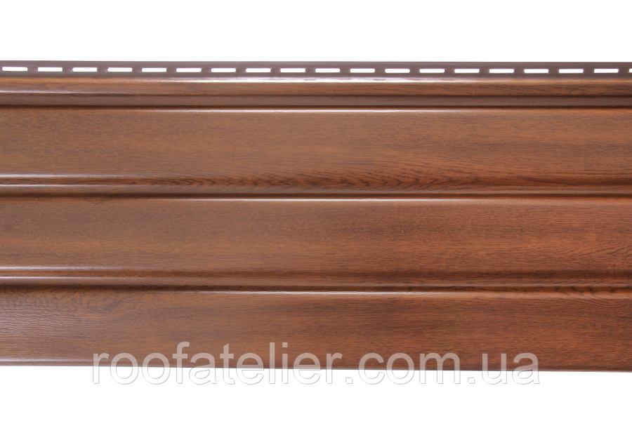 Панель софіт ASKO / Аско без перфорації горіх 3,5 м Польща