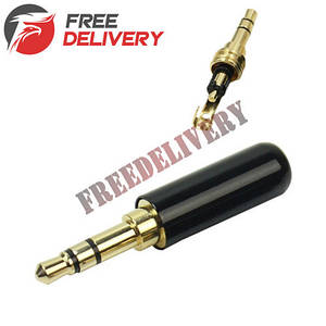 Штекер 3.5мм TRS mini-jack джек стерео 3pin металевий корпус