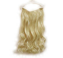 Волосся на заколках блонд №613 хвилясте термо на кліпсах шпильках тресси