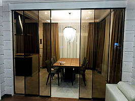 Розсувна система «СИНХРО» для скляних дверей і перегородок (Німеччина)