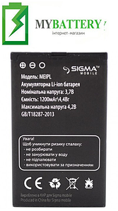 Оригінальний акумулятор АКБ (Барарея) для Sigma Comfort 50 Elegance/ Meipl 1200 mAh 3.7V