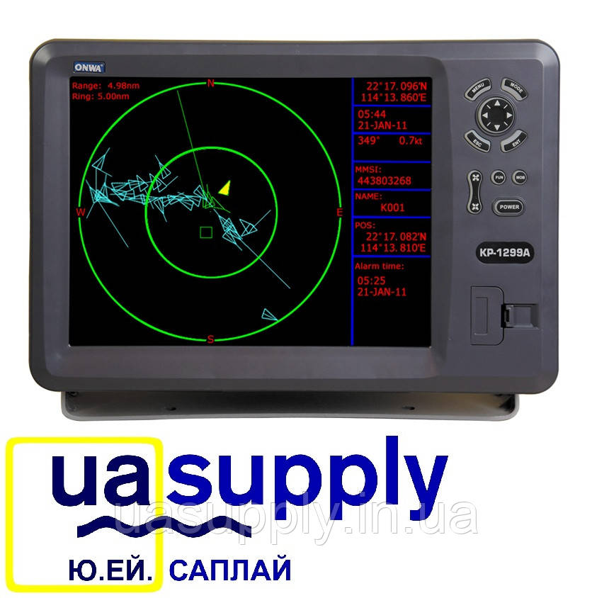 12.1 Color LCD AIS/GPS Plotter/compatible with C-MAP MAX KP-1299A / KP-1299B - фото 1 - id-p900291662